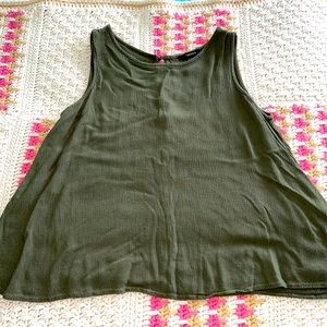 Small Forever 21 Olive Green Tank Top